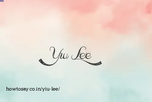 Yiu Lee