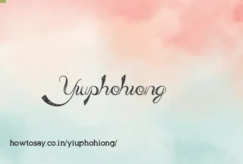 Yiuphohiong