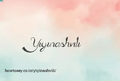 Yiyinashvili