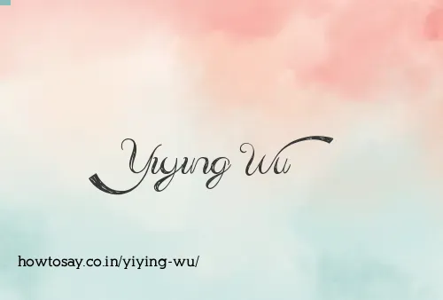Yiying Wu