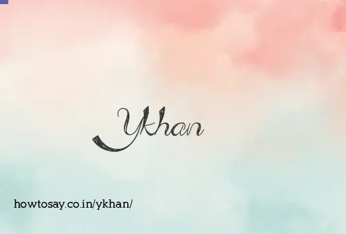Ykhan