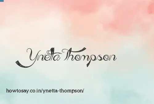 Ynetta Thompson