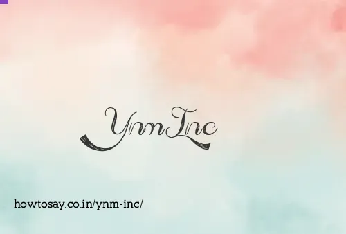 Ynm Inc