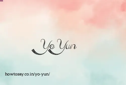 Yo Yun