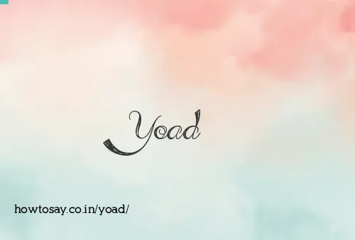Yoad