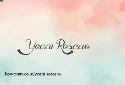 Yoani Rosario
