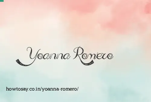 Yoanna Romero