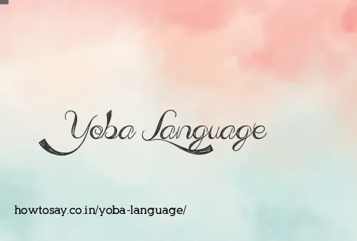 Yoba Language