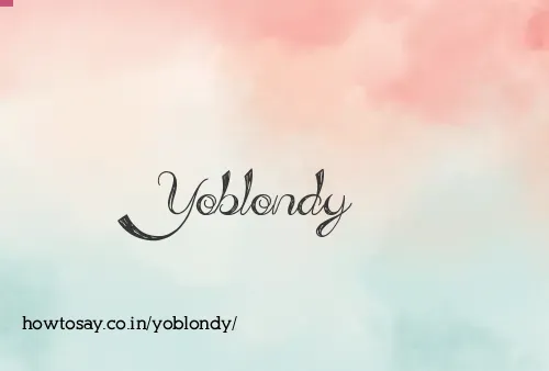 Yoblondy