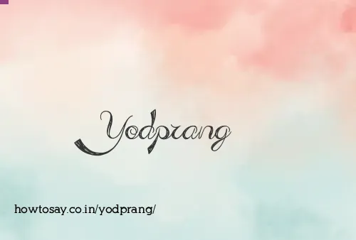 Yodprang