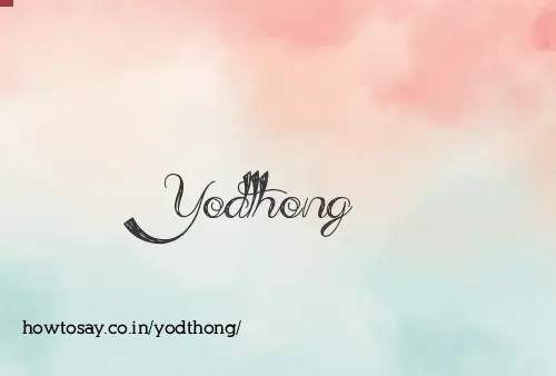 Yodthong