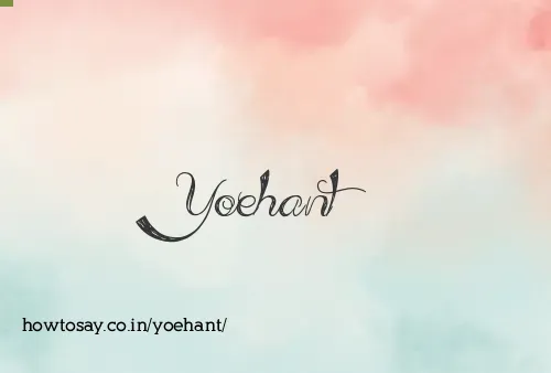 Yoehant