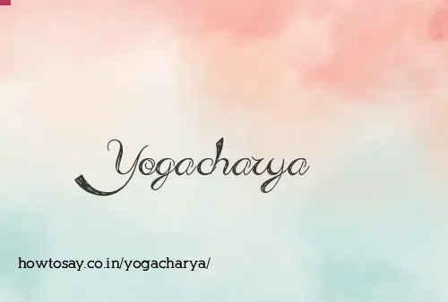 Yogacharya
