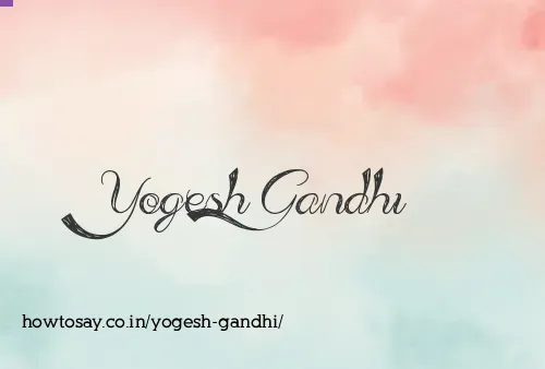 Yogesh Gandhi