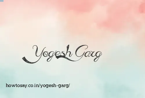 Yogesh Garg