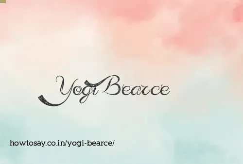 Yogi Bearce
