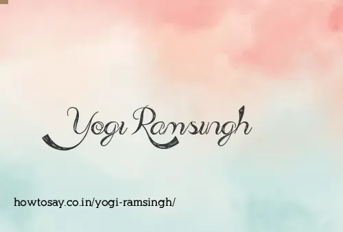 Yogi Ramsingh