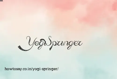 Yogi Springer