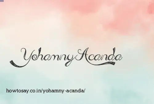 Yohamny Acanda