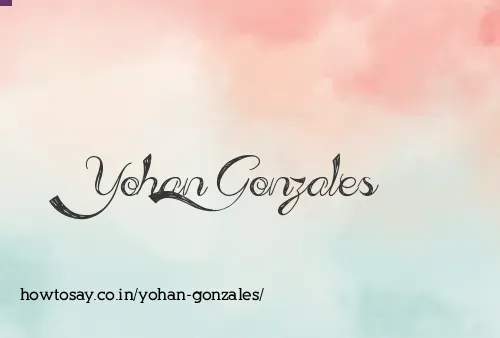 Yohan Gonzales