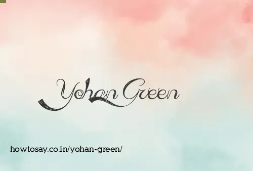 Yohan Green