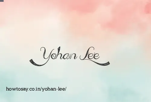 Yohan Lee