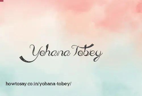 Yohana Tobey