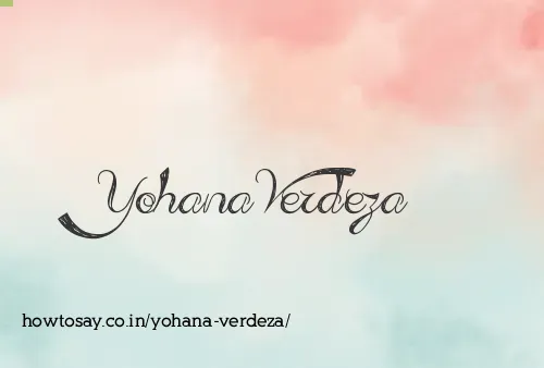 Yohana Verdeza