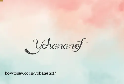 Yohananof