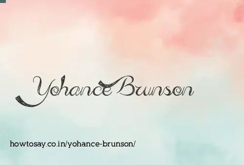 Yohance Brunson