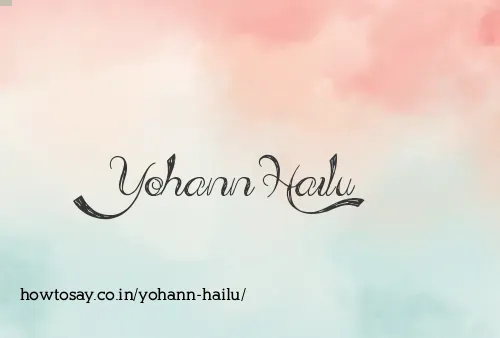 Yohann Hailu