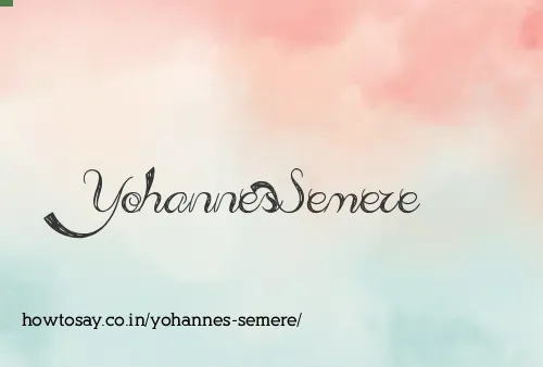 Yohannes Semere