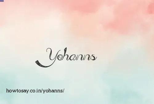 Yohanns