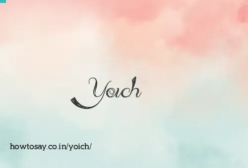 Yoich