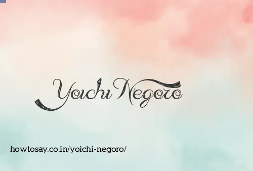 Yoichi Negoro