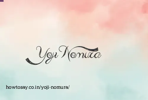 Yoji Nomura