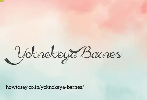 Yoknokeya Barnes