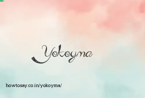 Yokoyma