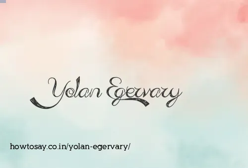 Yolan Egervary