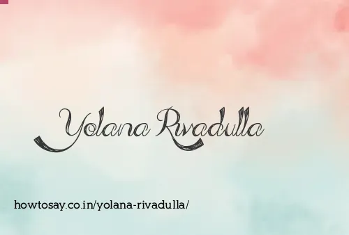 Yolana Rivadulla