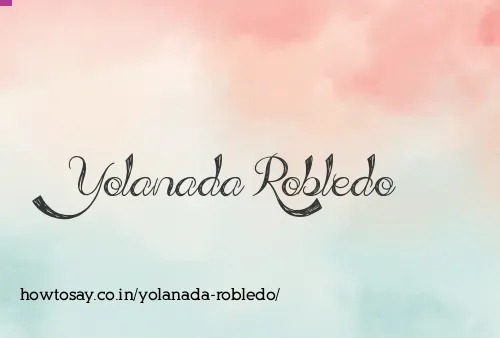 Yolanada Robledo