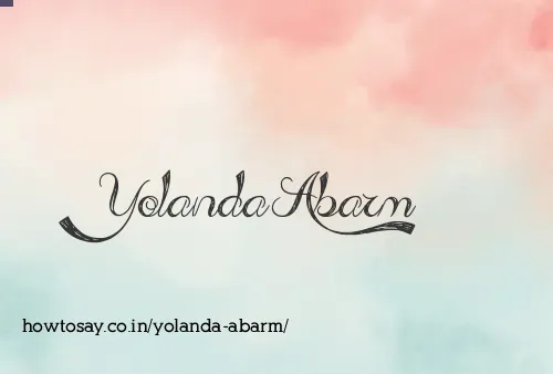 Yolanda Abarm