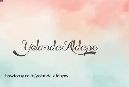 Yolanda Aldape