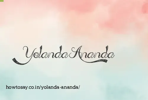 Yolanda Ananda