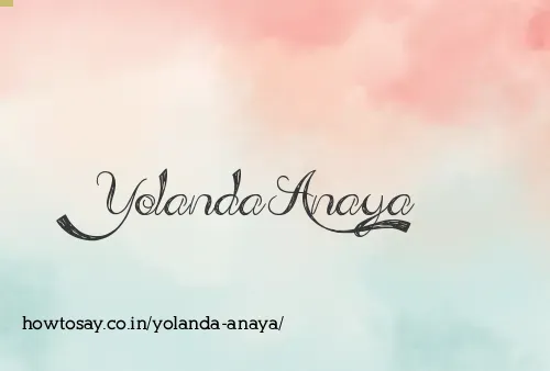 Yolanda Anaya