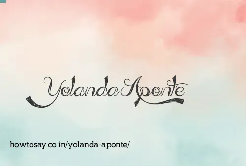 Yolanda Aponte