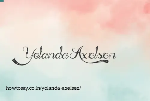 Yolanda Axelsen