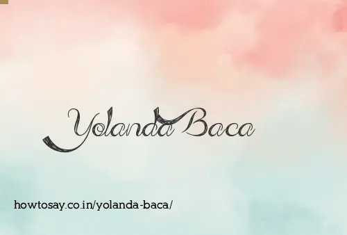 Yolanda Baca