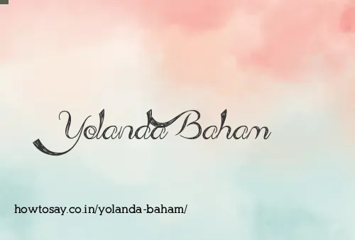 Yolanda Baham