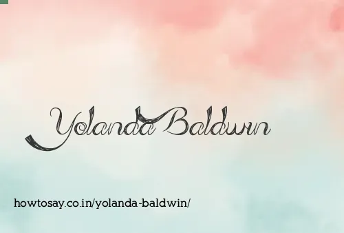 Yolanda Baldwin